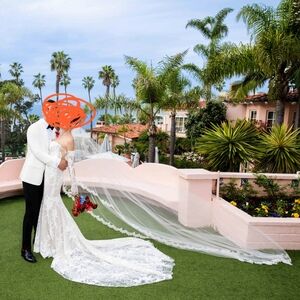 Toni Federici Monica Veil - Cathedral Length With Blusher!